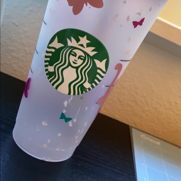 Custom made Starbucks cup $18.   Car decals $3 - Picture 2 of 3